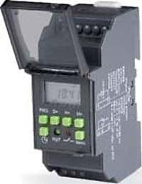Gic L&T Daily Weekly Programmable Electronic 110 240 VAC Crono Timer Switch, 50/60 Hz, 1 C/O SPDT Cat. No. : 67DDT0 (Black)