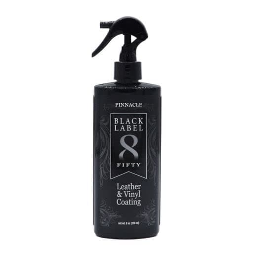 Pinnacle Black Label Leather & Vinyl Coating | Protective Coating for Durable, Long-Lasting Finish | Enhances & Preserves Leather & Vinyl Surfaces | PBL-800 | 8 oz