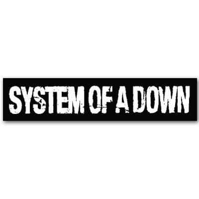 SYSTEM OF A DOWN soad Vynil Car Sticker Decal - Select Size