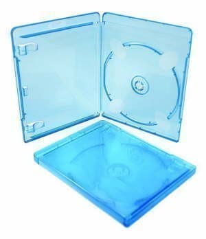 Vision Media 50 X Amaray Single Slim Blu Ray Case - Replacement Case 11mm Spine