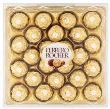 Ferrero Rocher Pralines, Bulk Chocolate Gift Box, Easter Chocolate Hamper, Whole Hazelnut Covered in Milk Chocolate and Nut Croquante, Pack of 6 x 24 (144pcs)