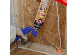 Handi Foam 24oz Fireblock Polyurethane Foam Sealant Straw Foam