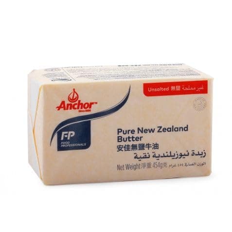 ANCHOR BUTTER UNSALTED 454GM