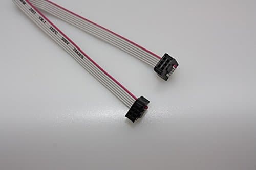 IDC flat ribbon cable post sockets, 6-pin, 1.5m for ISP Atmel, AVR, STM, ARM, JTAG programmer