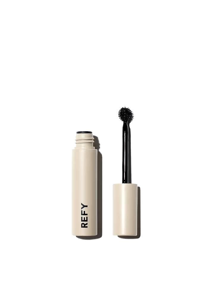 REFY Brow Tint Eyebrow Gel - Deep Brown (Deep, dark brown with a warm tone) + Bonus Premium Korean Hydrating Sheet Masque