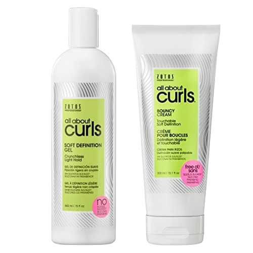 All About Curls Soft Definition Gel | Crunchless Light Hold | Define, Moisturize, De-Frizz | All Curly Hair Types