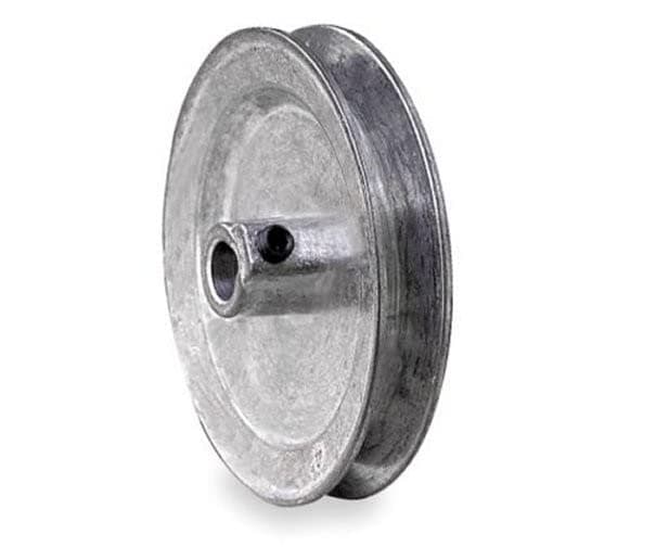 2.50" x 3/8" Single Groove Fixed Bore Die Cast Pulley