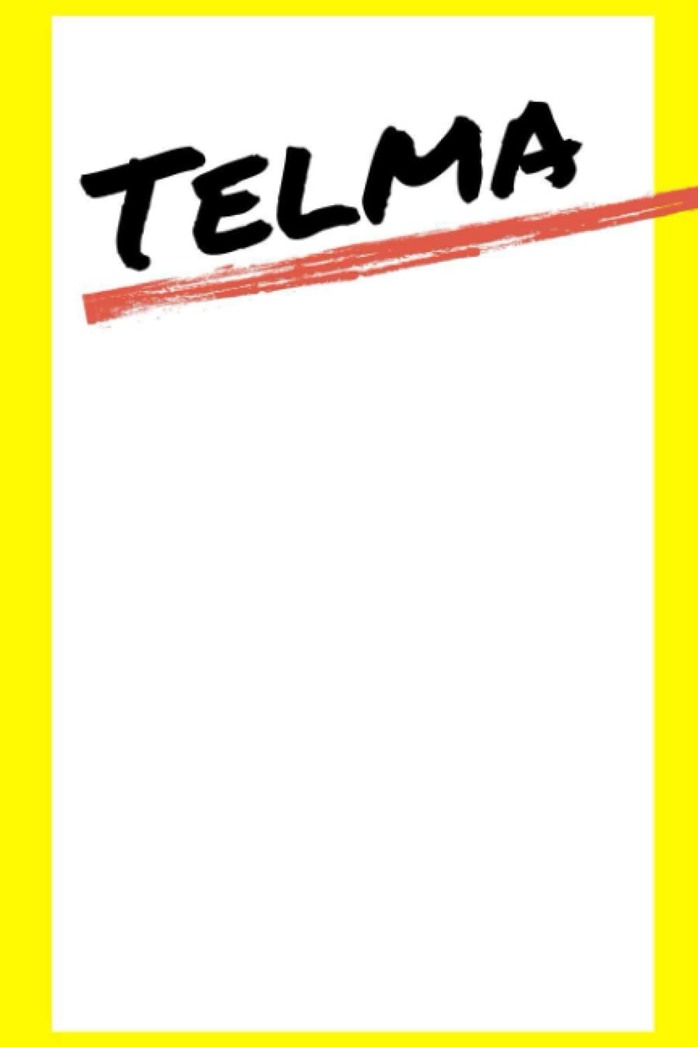 Telma: Lined Notebook Telma name gifts, Personalized Diary Gift for Telma, 120 Pages