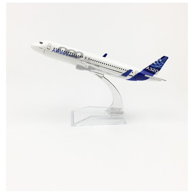 - Diecast Aeroplane Scale Model Only For Display, Size -16 Cm (Airbus 320) - Multicolor