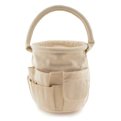 Neatnix Round Stuff Bucket, Natural Canvas