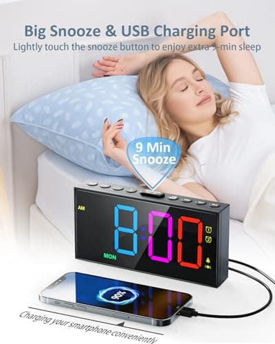 RGB Vibrating Alarm Clock