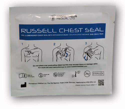 RUSSELL CHEST SEAL BY TAC MED SOLUTIONS