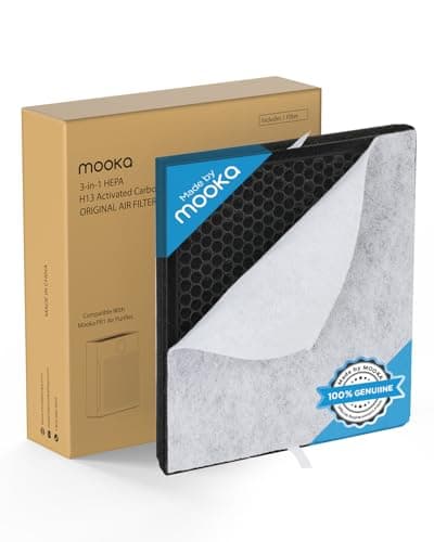 Mooka Genuine Mode PR1 Air Purifier Replacement Filter, H13 True HEPA Air Purifiers for Home Large Room up to 2200sq.ft, with Washable Pre Filter, Removes Pollen Dander Smoke Pet Hair Dust