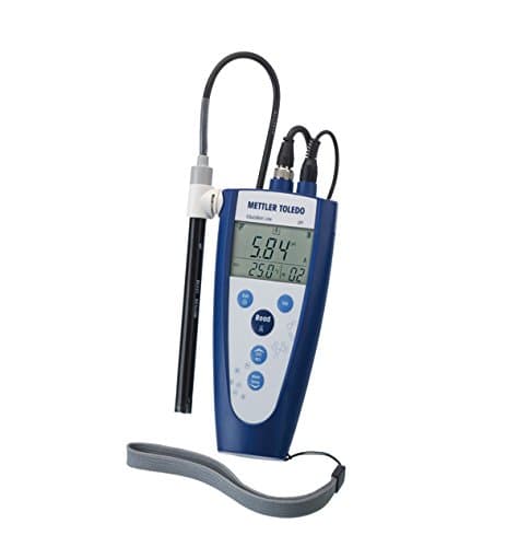 METTLER-TOLEDO 031007 pH meter EL2 kit, same as EL2 basic with pH electrode, LE 407, connection caps IP54, 2 packets of buffers pH 4.01 and pH 7.00