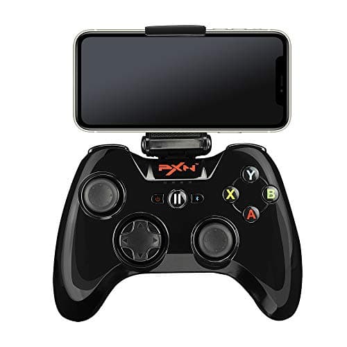 Mfi Game Controller For Iphone Pxn Speedy(6603) Ios Gaming Controllers For Call Of Duty Gamepad With Phone Clip For Apple Tv, Ipad, Iphone (Black)
