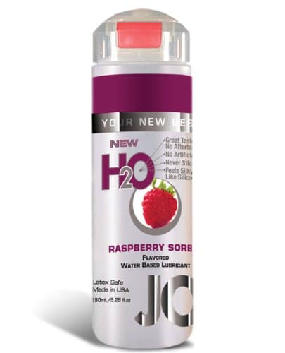 System Jo H2O Flavored Lube - 5.25 oz Raspberry Sorbet