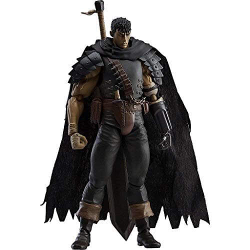 Berserk: Guts (Black Swordsman Version) Figma Action Figure - Including Multiple Expressions - High 17CM