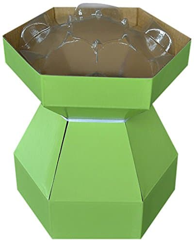 PackitUK Cupcake Bouquet Box and invisiTray, Lime