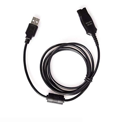 DA95 USB QD Cable Adapter Compatible with Plantronics H251 H251N H261 H261N HW291N, HW301N HW710 HW720 and H-Series & HW-Series Headsets (1 Cable)