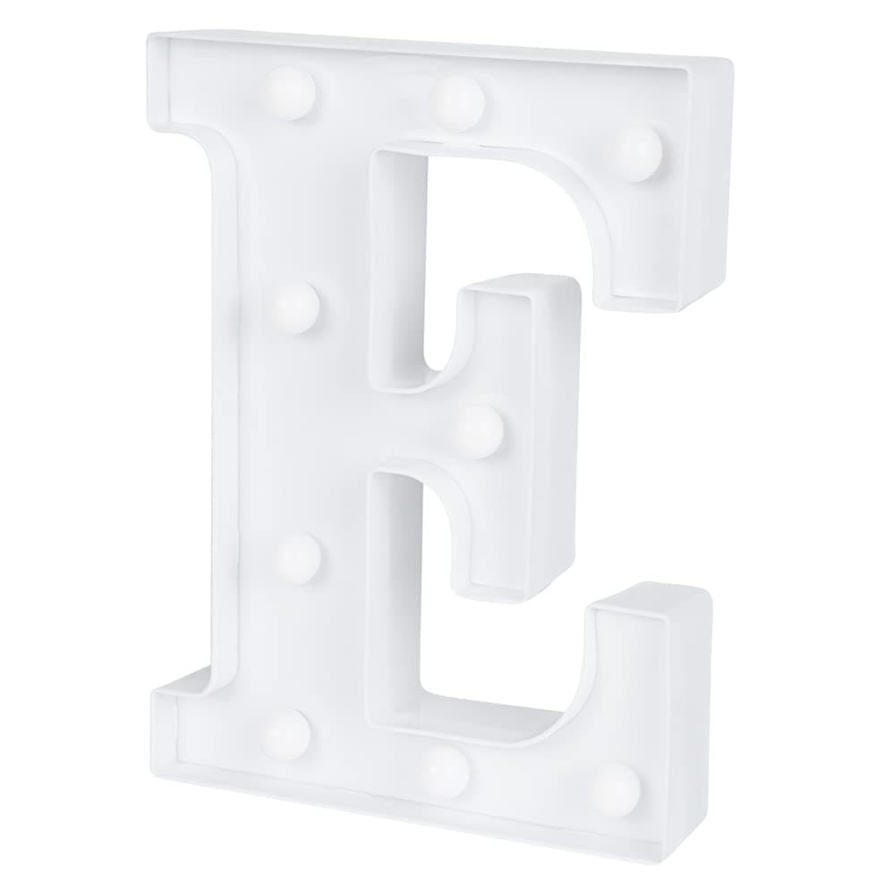 Illumify White LED Marquee Letter E Sign - 8 3/4" - 1 count box