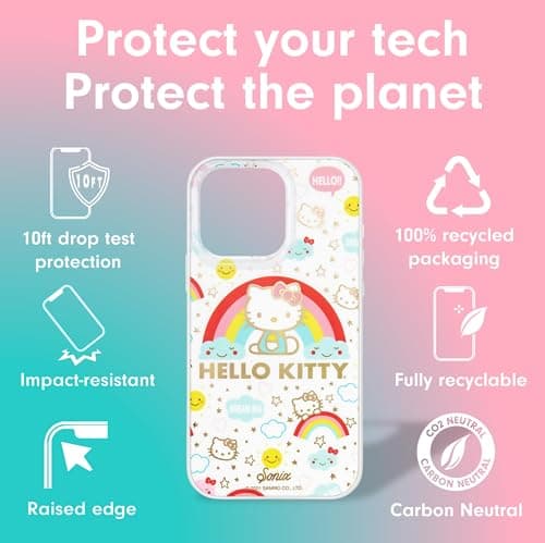Sonix x Sanrio Case for iPhone | Compatible with MagSafe | 10ft Drop Tested | Hello Kitty Cosmic - Large