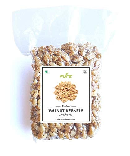 Pure Kashmiri Organic Walnut Kernels 800 gm Extra Light Half Natural Walnuts Without Shell Akhrot Giri