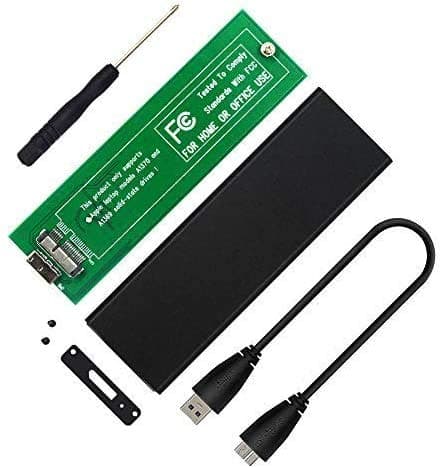 PCIe SSD Enclosure for 2010 2011 MacBook Air, USB 3.0 External Reader for A1369 A1370 SSD Adapter with Case, Support Model MC503 MC504 MC965 MC966 MC505 MC506 MC968 MC969
