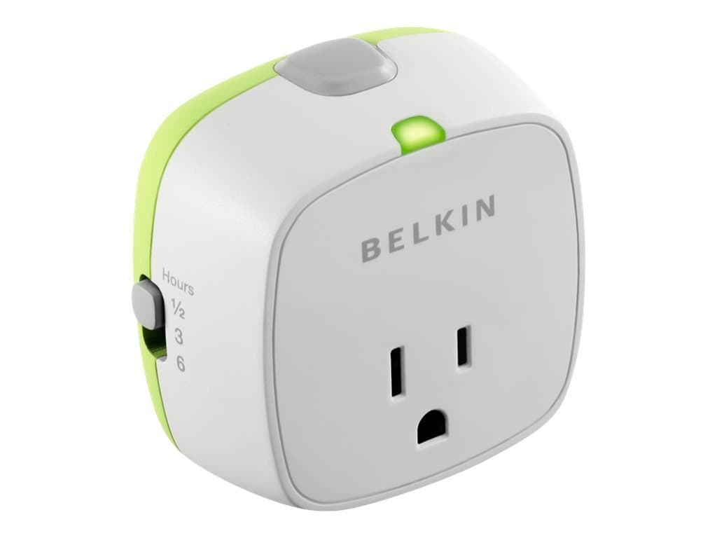 Belkin Conserve Socket Energy-Saving Outlet with Timer,F7C009q