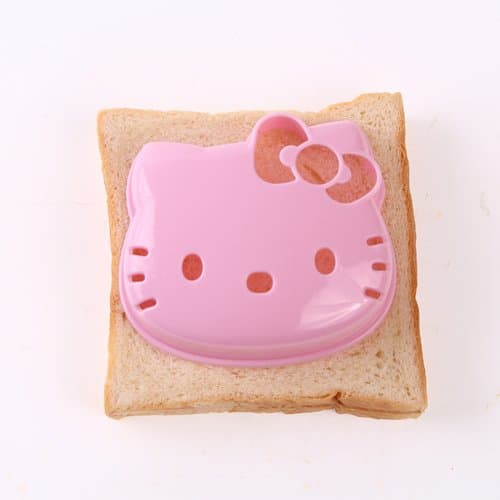 Kawaii Hello Kitty Sandwich Bread Cake Mold Maker DIY Cutter