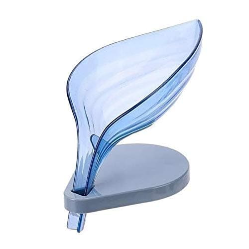 DeoDapPlastic Leaf Shape Self Draining Soap Holder (Multicolor)