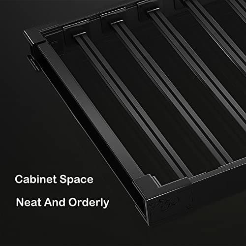 Pull Out Trousers Rack Clothes Organizers Extendable Trousers Rack Wardrobe Pull-Out Trousers Rack For Closet Clothes,Space Saving And Storage (Color : Wit, Size : M)