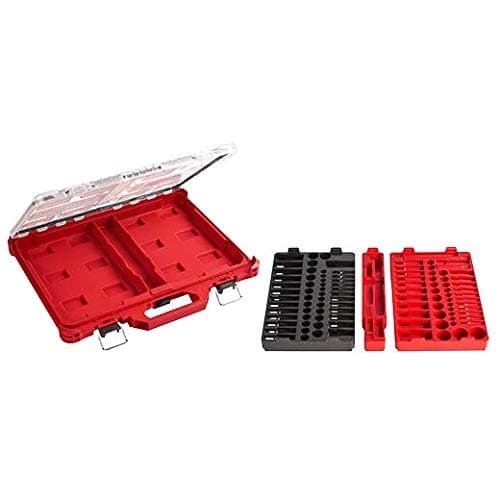 Milwaukee 48-22-9486 1/4"-3/8” Ratchet Socket Set with PACKOUT Case - 106pc