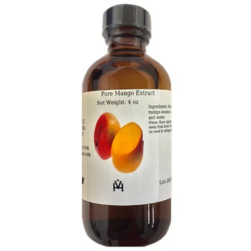Mango Extract For Baking - Beverages - Fillings - Sauces - Water Soluble - Non-GMO - Gluten Free - Kosher - Vegan - 16 ounces
