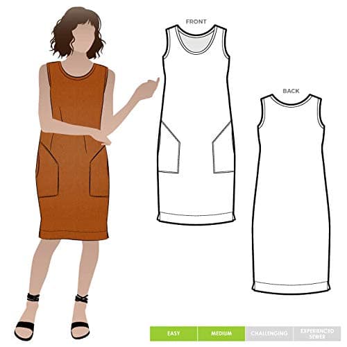 Style Arc Sewing Pattern - Iris Woven Dress Sizes 18-30