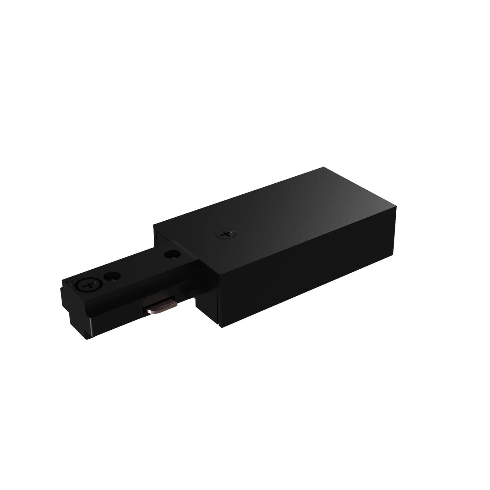 Lighting, H Track Live End Connector in Black