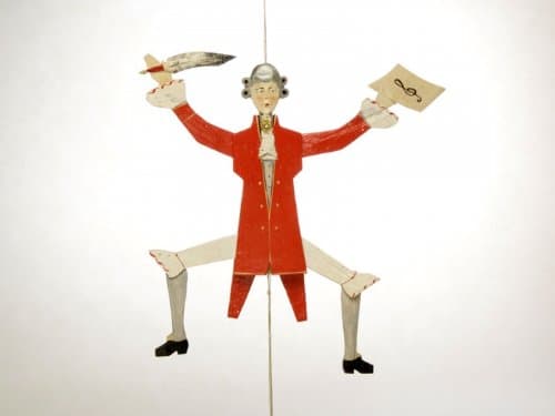Mozart Hampelmann (Jumping Jack) Decorative Pull Toy