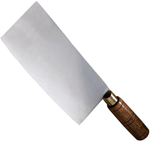 8" Chinese Cleaver with Wood Handle