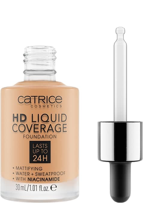 Catrice (034 Medium Beige) - HD Liquid Coverage Foundation High & Natural Coverage Vegan & Cruelty Free (034 Medium Beige)