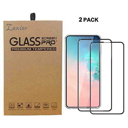 2 Pack of Galaxy S10E Tempered Glass Screen Protector, Case Friendly Edge to Edge Saver Full Coverage Protective Cover Film for Samsung S 10E Phone (Just for S10 E, not for S10 and S10 Plus) (10EB)