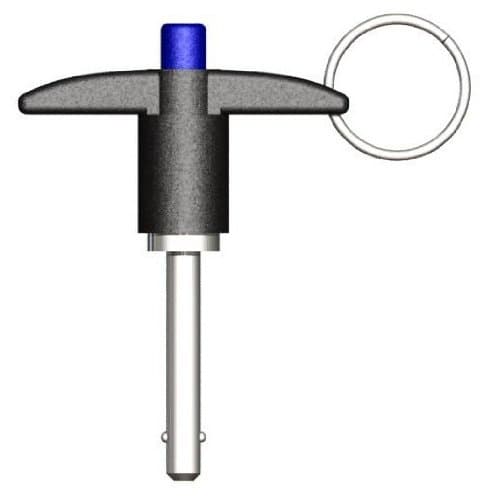 Innovative Components AL8X1500T-01 T Handle Locking Pin 1/2" diameter X 1.50" grip length 4130 steel zinc
