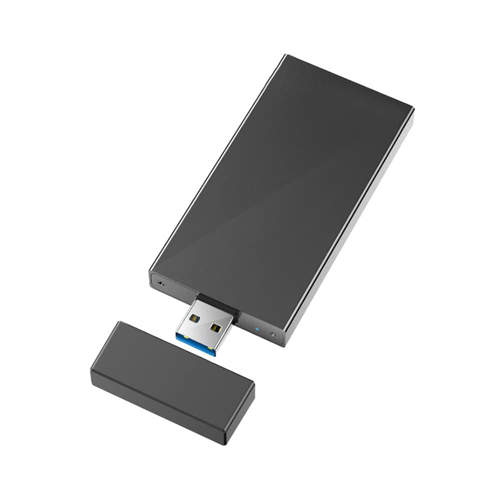 TERRIFI SSD Enclosure, mSATA SSD to USB 3.0 Adapter Enclosure for 30x30mm/51x30mm Mini SATA Drive, 2TB Capacity, 5Gbps Transfer Speed, No Cable Required