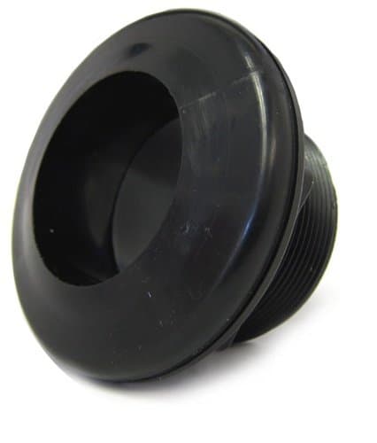 Bulkhead, 1-1/2" Slip x Slip, Black (Short Body)L8