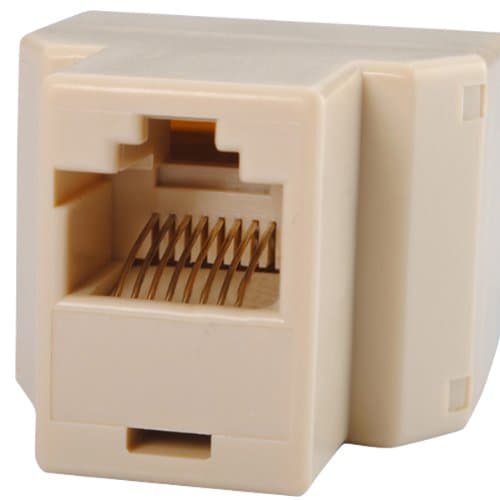 RJ45 CAT 5 6 LAN Ethernet Splitter Connector Adapter PC.
