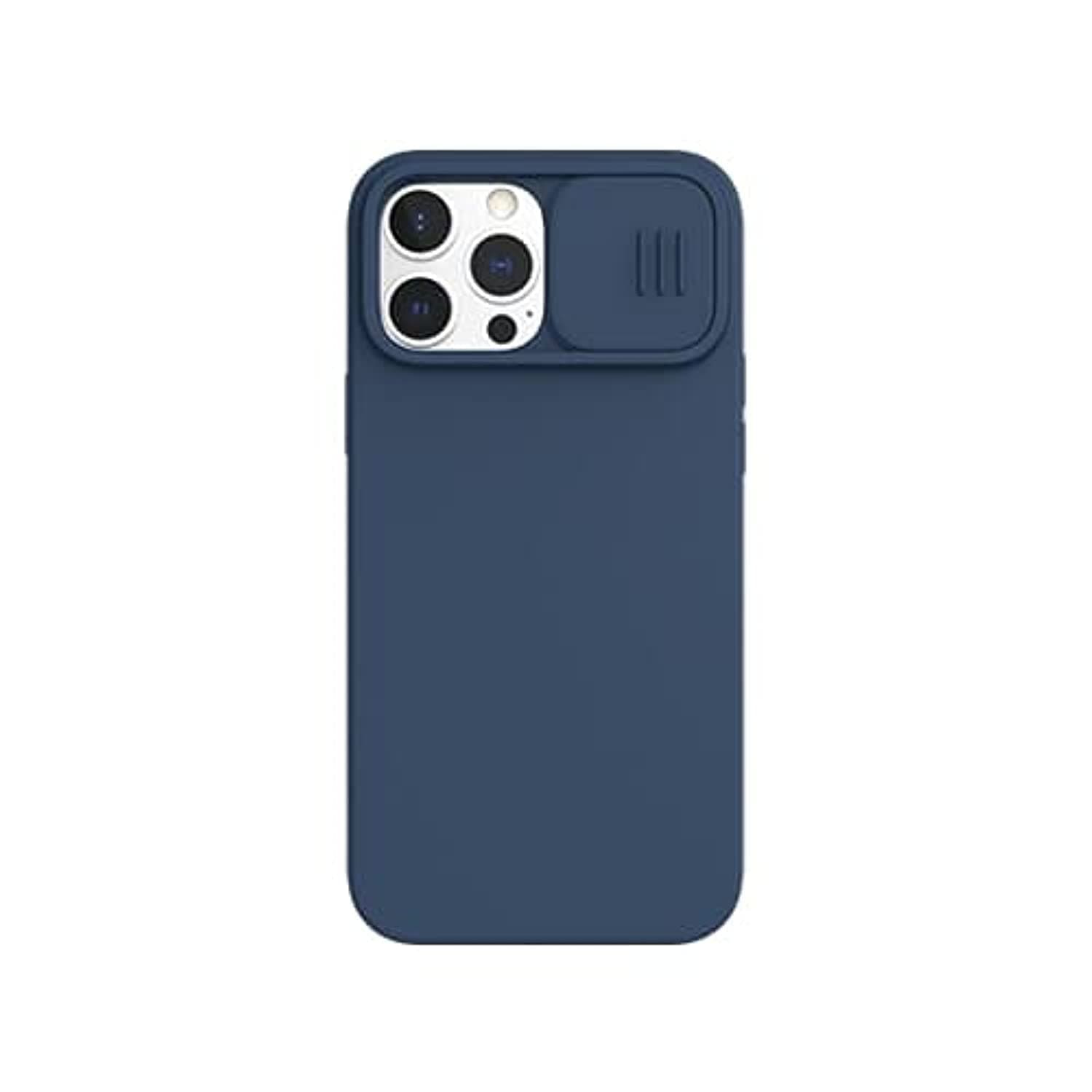 Nillkin Apple Iphone13 Pro Camshield Silky Silicone Case Blue, Nil-Csslk-Ip13P-Blu