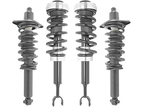 Front and Rear Air Spring to Coil Spring Conversion 4 Piece Kit - Compatible with 2001-2005 Audi Allroad Quattro