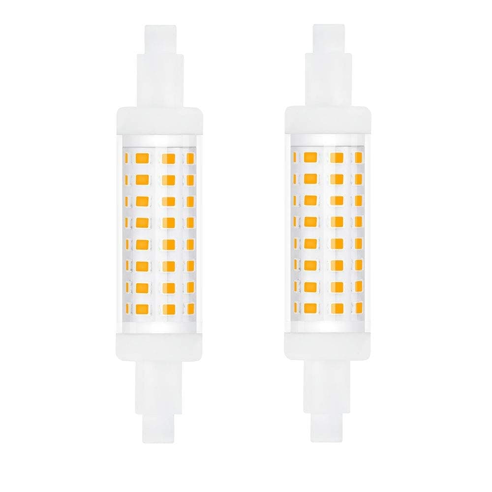 DoRight R7s 78mm LED Bulb Linear Cold White 6000K Double Ended Base 5W J78 J Type Floodlight 50W Halogen Lamp Replacement for Garden, Garage, Parlor, Non-Dimmable 240V (2-Pack) (R7S-5W)