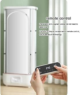 Vertical Steam Iron, 900W Wireless Vertical Steam Iron -Collapsible Hanging Garment Steamer For Clothes & Fabric, With Remote Control - Perfect Home Appliance!