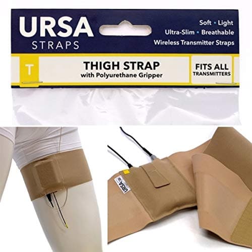 URSA Thigh Strap with Vertical Pouch for Wireless Microphones Lectrosonics, Sennheiser, Shure (Beige)
