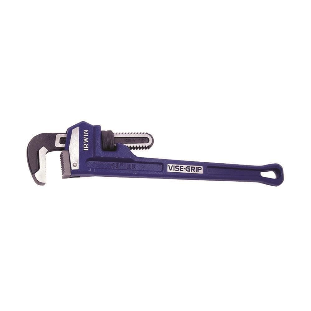 IRWIN VISE-GRIP Pipe Wrench, Cast Iron, SAE, 2-1/2-Inch Jaw, 18-Inch Length (45619)