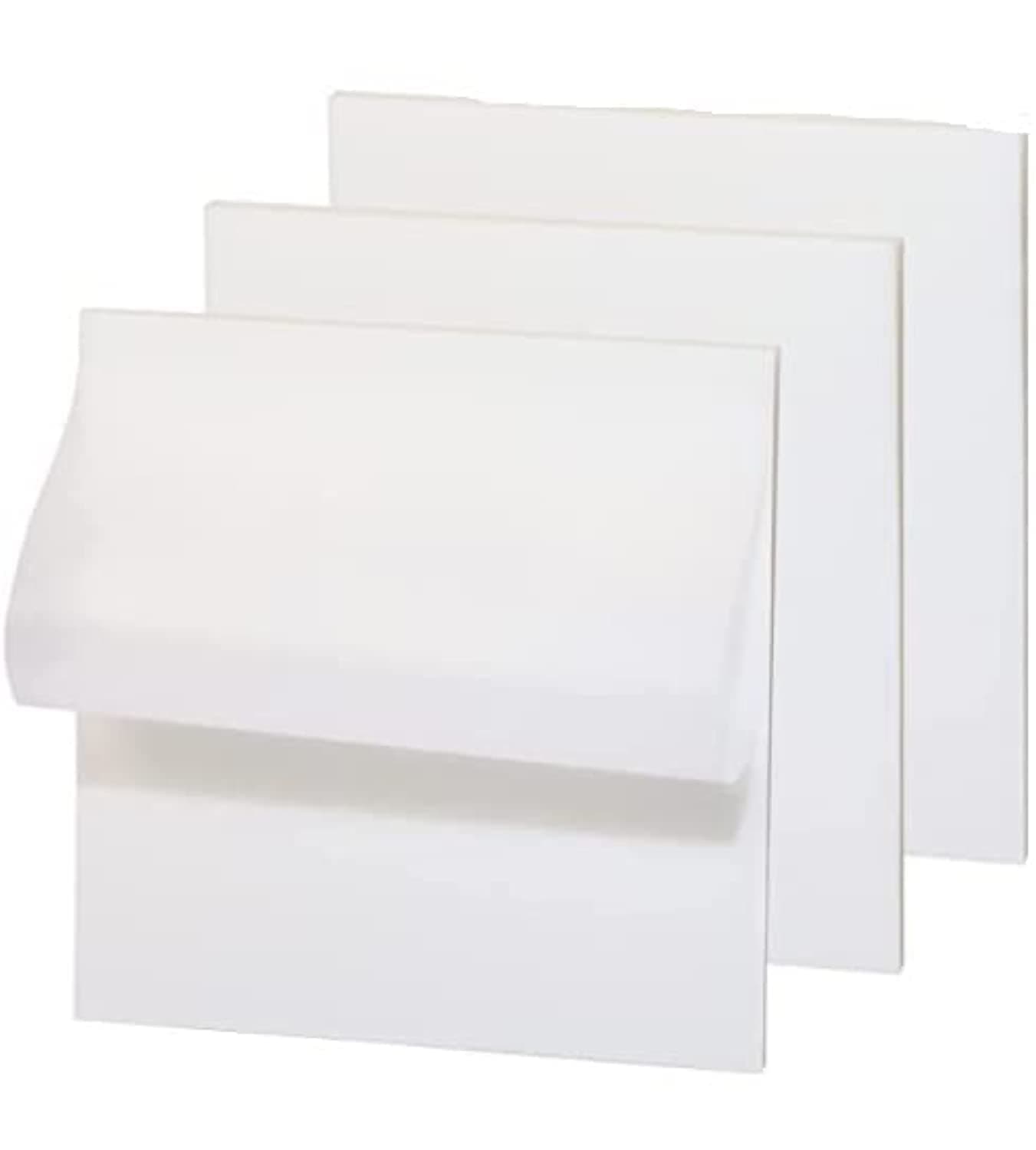 Transparent Sticky Notes Pads, 50 Sheets 3x3" (3 Packs)